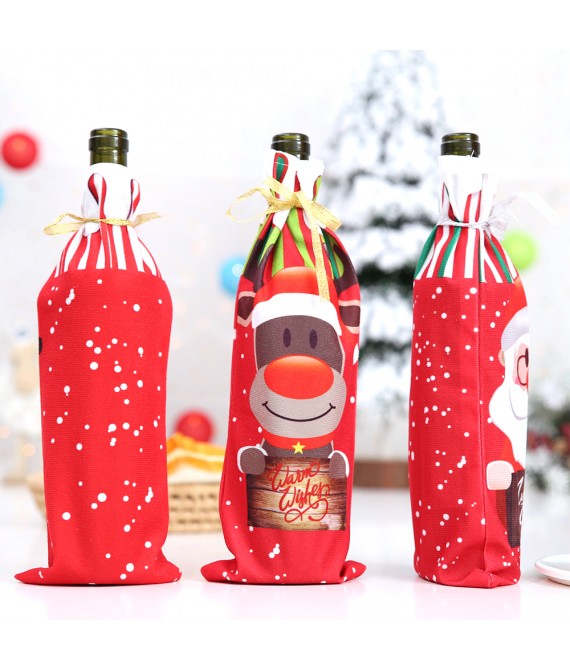 12 5/8 " Christmas Wine Bottle Covers