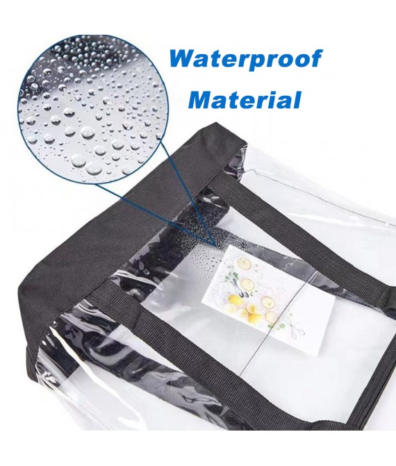 Single Shoulder Transparent PVC Handbag