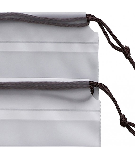 White Storage Drawstring Bag