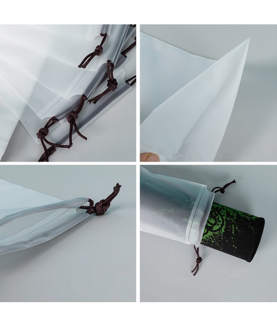 White Storage Drawstring Bag