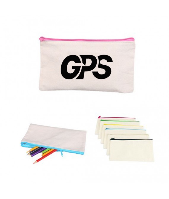 Canvas Zipper Pen Case