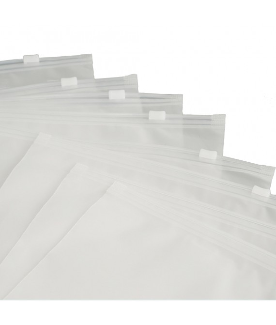 Matte Zipper Self Sealing Bag