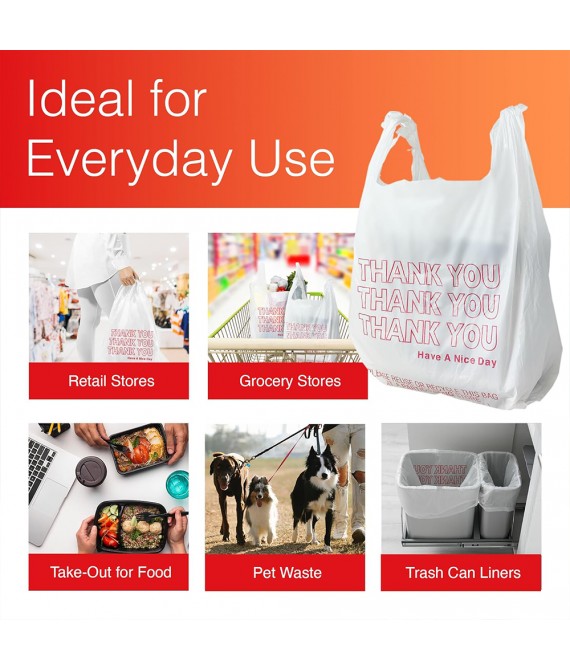 PE T-shirt Shopping Plastic Bag