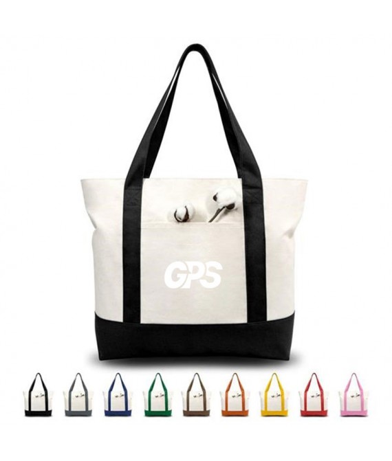  Initial Canvas Tote Bag