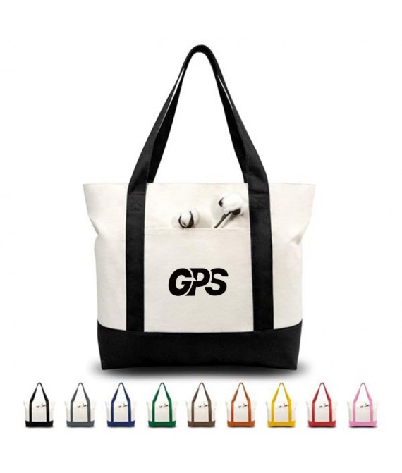  Initial Canvas Tote Bag