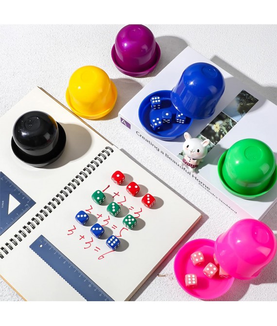 Plastic Cylindrical Dice Rolling Cup