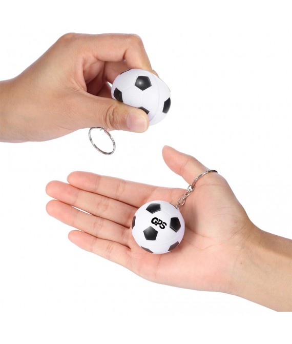 Ball Pu Foam Keychain Pendant