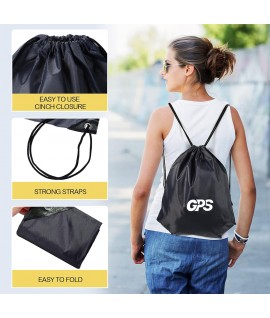 Customized Polyester Patterned Drawstring Backpack