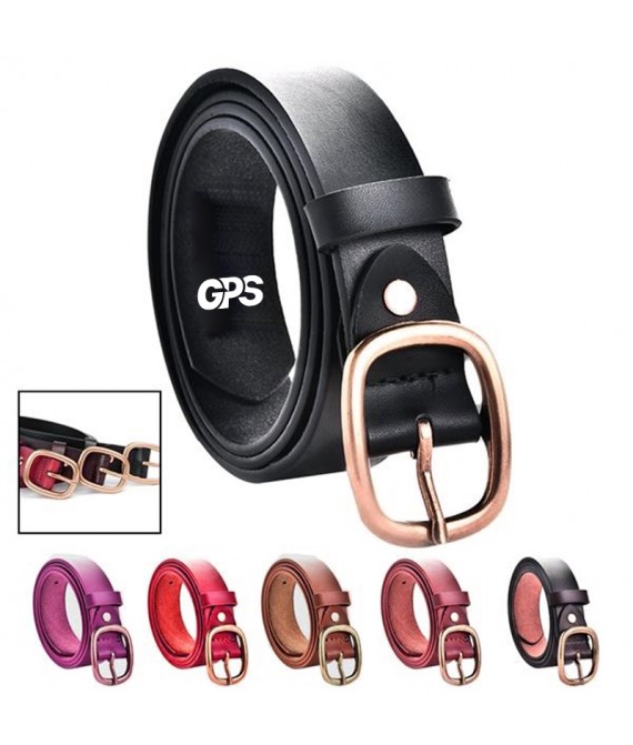 1 1/8 " Width Cowhide Ladies Fashion Belt