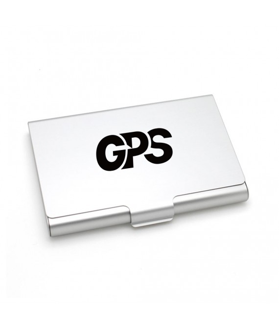 3 5/8 " Aluminum Alloy Business Card Holder