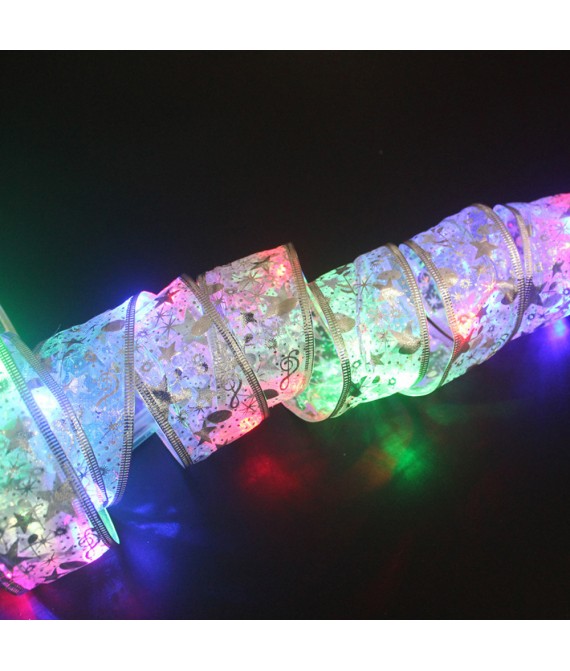 2 " Width Christmas Tree Ribbon Lights