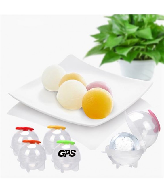 4 PCS Round Ice Cube Molds