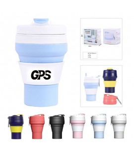 15 OZ Compress Travel Mug with Straw
