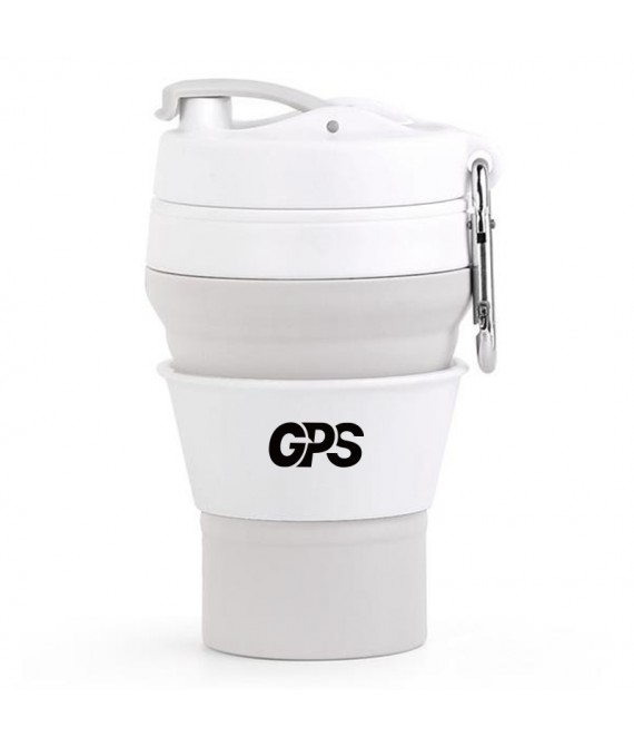 15 OZ Compress Travel Mug with Straw