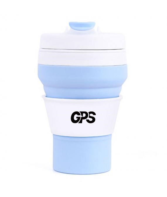 15 OZ Compress Travel Mug with Straw
