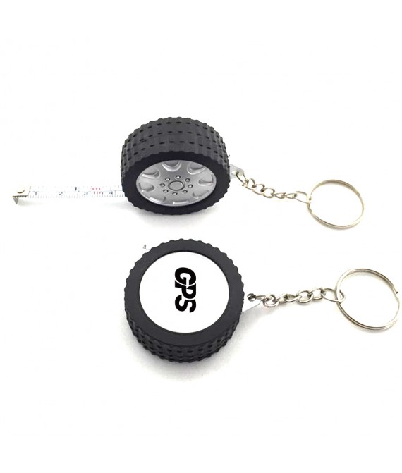 39 " Tire Tape Measure Keychain