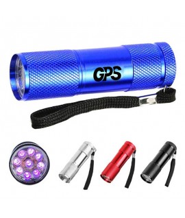 9 LED UV Ultraviolet Flashlight