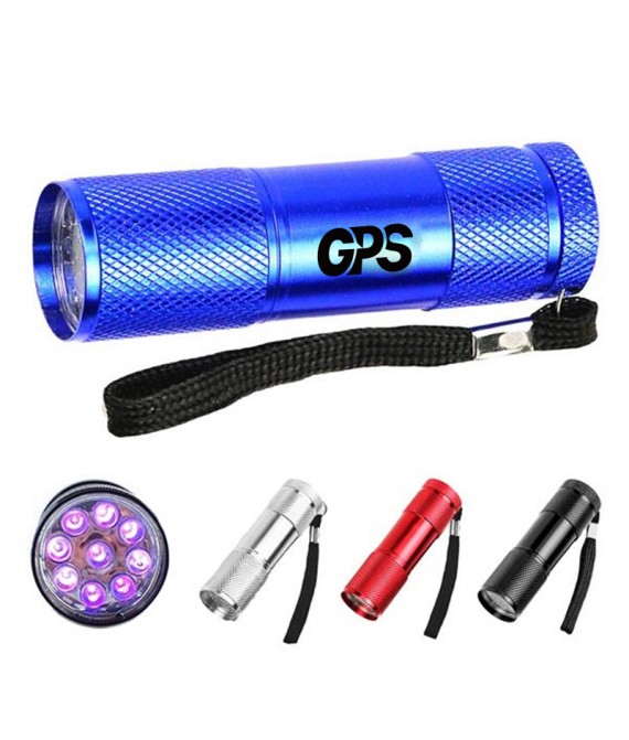 9 LED UV Ultraviolet Flashlight