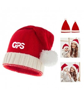15 3/4 " Red Knit Christmas Hat