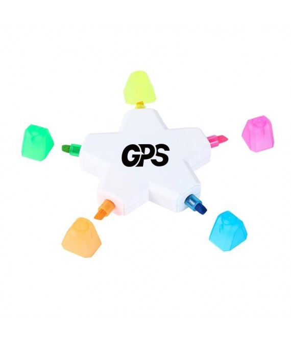 5-In-1 Star Highlighter Pen