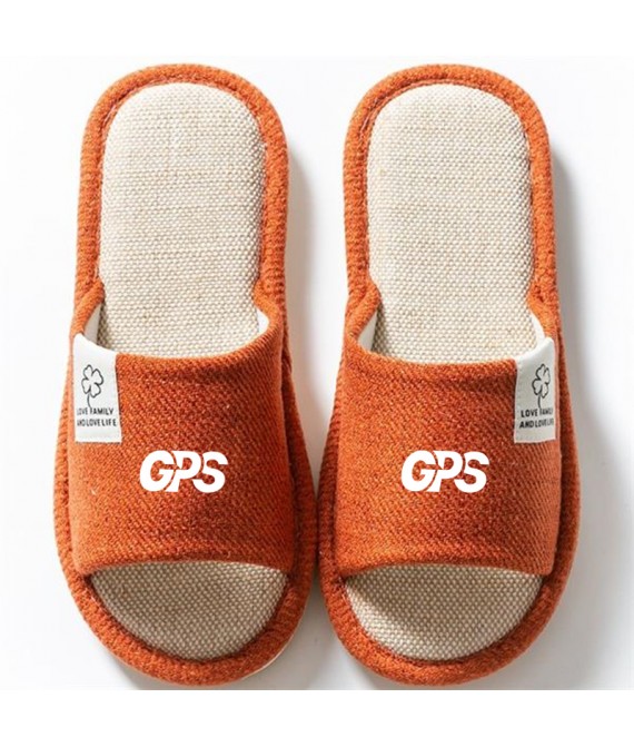 Indoor Linen Slippers