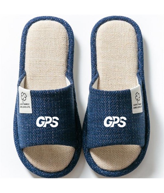 Indoor Linen Slippers