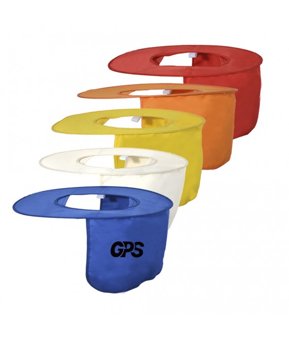 18 1/2 " Foldable Reflective Safety Sunshade Hat