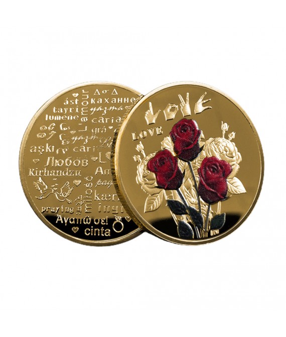 1 5/8 " Valentine's Day Commemorative Iron Coins