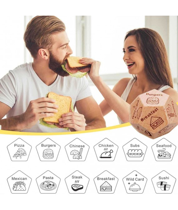 1 1/8"  Food Decision Dice