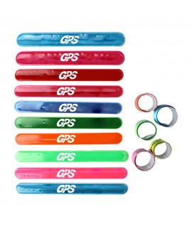 9 " PVC Reflective Slapping Bracelet