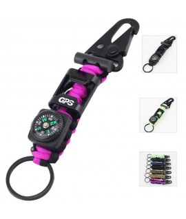 6 1/8 " Multi Functional Rope Keychain