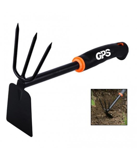2 in 1 Garden Fork Prong and Hoe