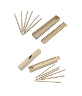 8 1/4 " Pencil and Ruler Set In Box