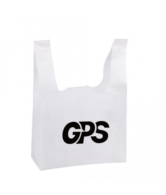 19 5/8 " Non woven T-Shirt Shopping Bags