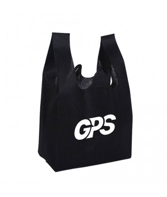 19 5/8 " Non woven T-Shirt Shopping Bags