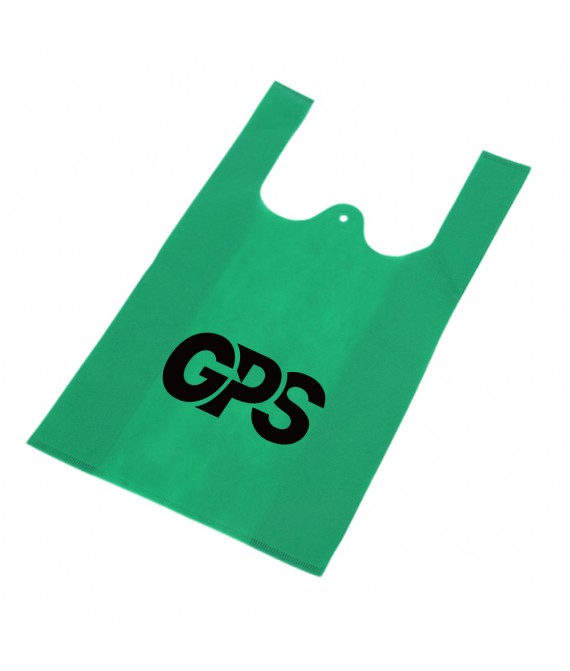 19 5/8 " Non woven T-Shirt Shopping Bags