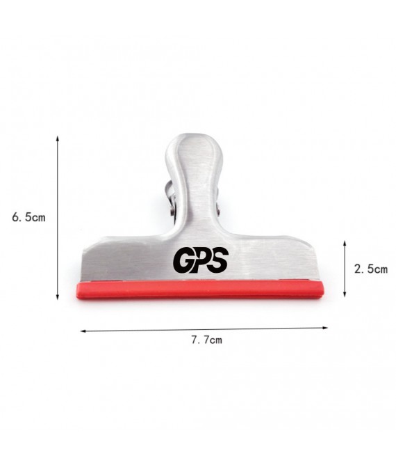 3 " Silicone and Stainless Steel Chip Bag Clips