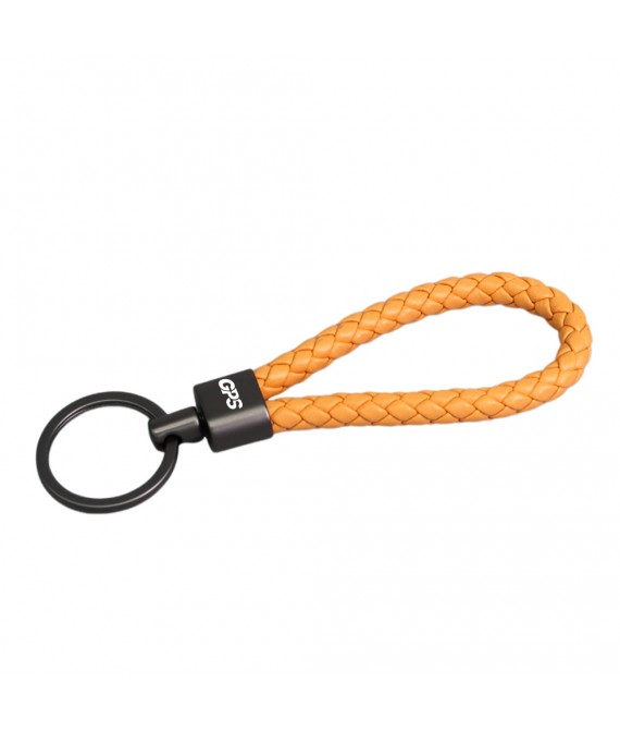 4 3/4 " Braided Woven Rope Rings Keychain