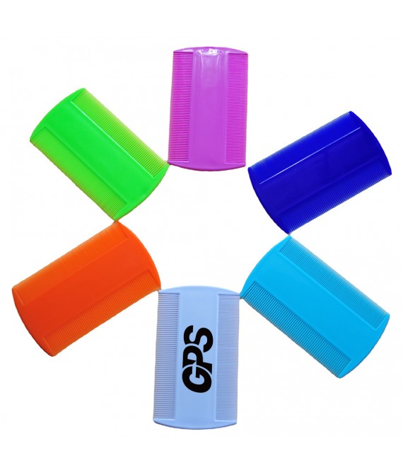 3 1/2 " Plastic double-sided pet comb