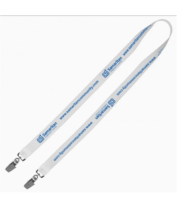  3/4" Double Ended Dye-Sublimation Lanyard 36" Length