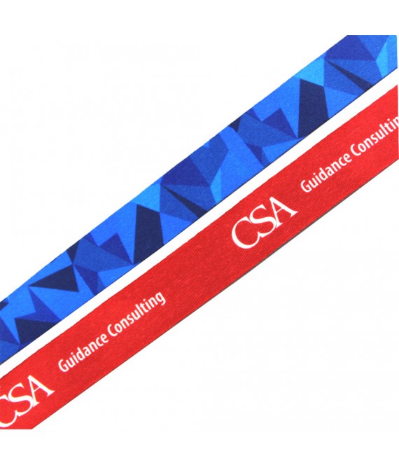  3/4" Single Ended Dye-Sublimation Lanyard w/Safety Break