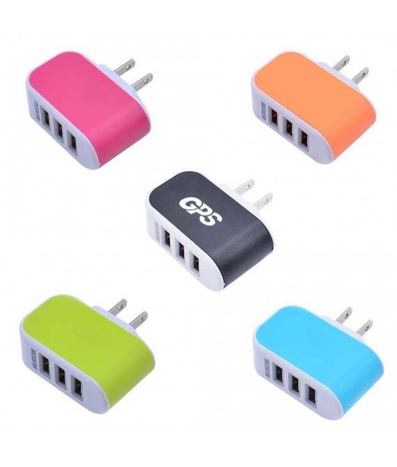 3 Port USB LED Luminous Charger