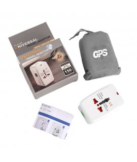 2 USB Universal Travel Adapter