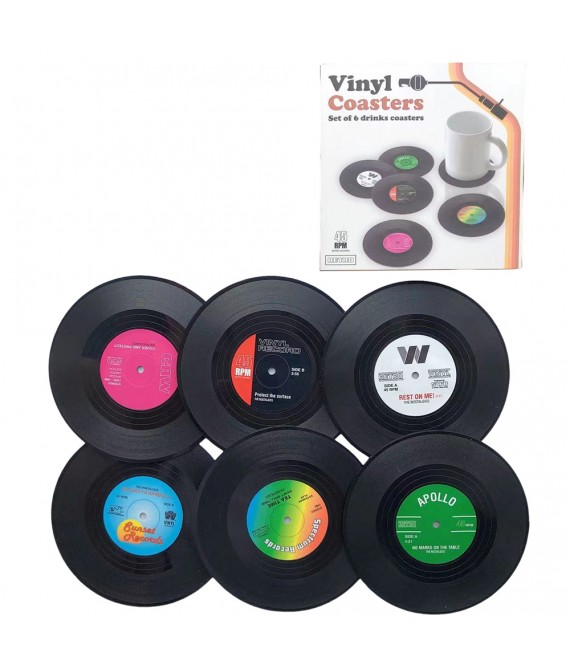 4 " Vinyl Record Retro Coaster
