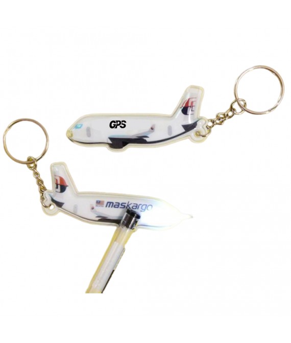 3.3" Customizable Car Shaped PVC Flashlight Keychain