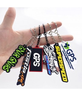 3.3" Soft PVC Customizable Shape Double-sided Keychain