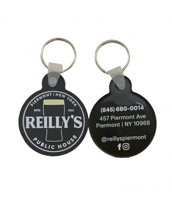 3.3" Soft PVC Customizable Shape Double-sided Keychain