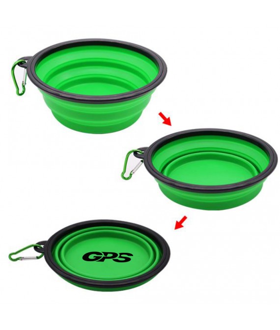 Foldable Pet Silicone Feeding Bowl