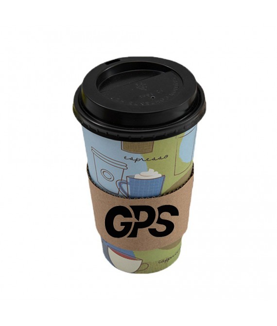 Disposable Kraft Paper Coffee Cup Sleeve