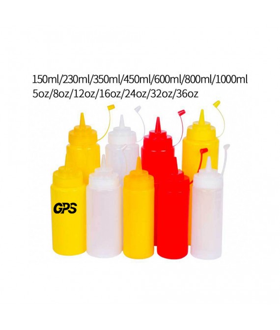 Single Hole Kitchen Sauce Squeeze Bottle